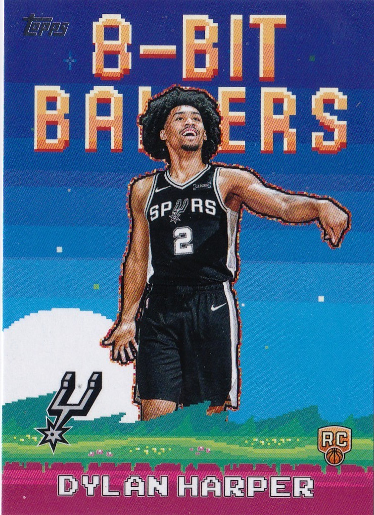 Dylan Harper 8-Bit Ballers Rookie 2025-26 Topps #8B-32 Spurs