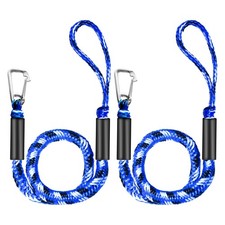 Zrschyg Bungee Dock Lines For Boats Single Hook Heavy-Duty Elastic Anchor Rope