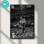 Lebron James Poster, Basketball Wall Art, Vintage NBA Poster, Sports Framed