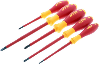 32091 5-Piece 1000-Volt Slotted and Phillips Insulated Screwdriver Set