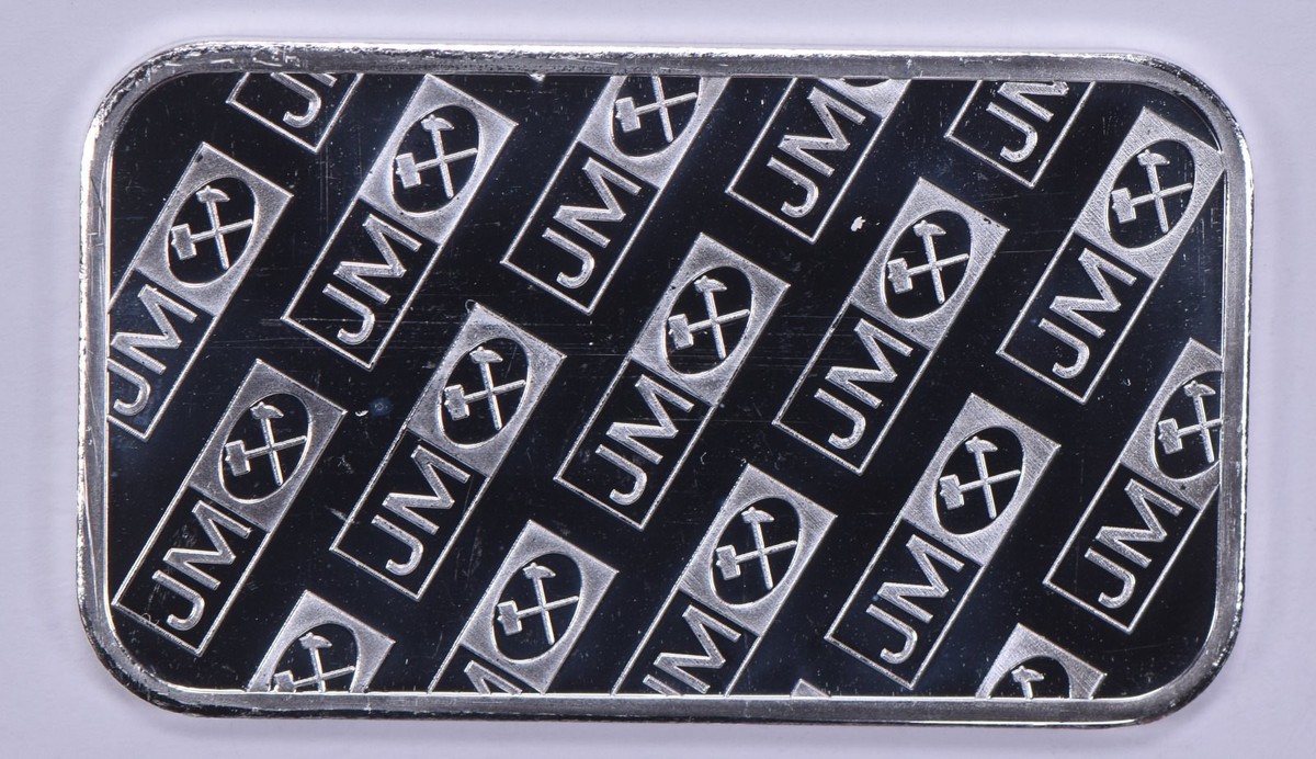 Johnson Matthey Assayers & Refiners 1oz .999 Fine Silver Bar | eBay