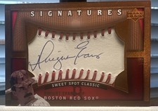 Dwight EVANS🔥2005 UD Sweet Spot Classic Signatures AUTO #EV Red Sox