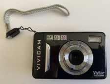 Rare Vivitar ViviCam 5024 5.1MP Black Compact Digital Camera with 8x Zoom