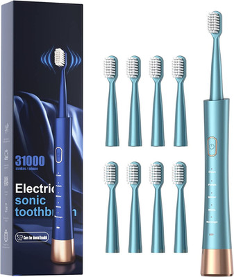 USB Rechargeable Sonic Electric Toothbrush for Adults, Powered Motor High Vibrat