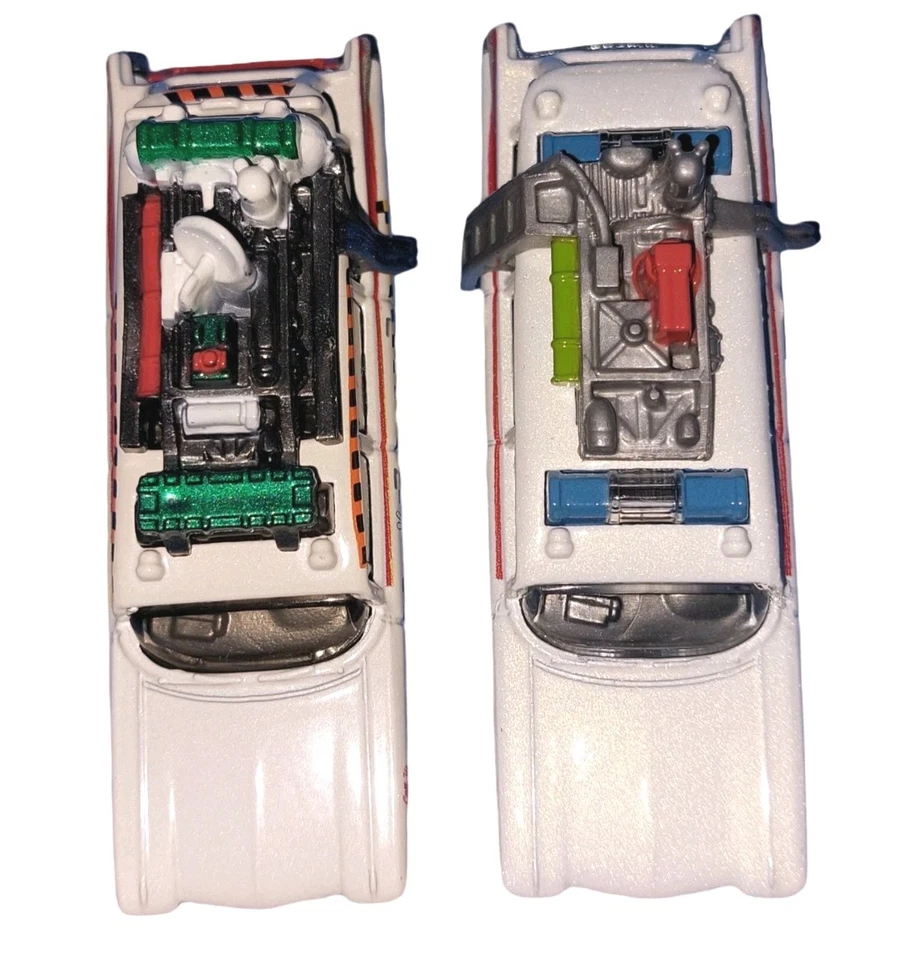 Hot Wheels Ghostbuster 1959 Cadillac Meteor Ambulance (2009) ECTO 1A (2014) Lot - Image 2 of 4