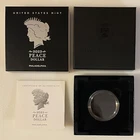 2023-(P) Peace Silver Dollar / COA /  BOX / SLEEVE / CAPSULE ONLY **NO COIN**
