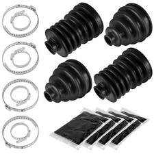 Fits John Deere XUV825i Gas Rear Axle Inner Outer CV Boot Kit 2 Sets