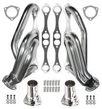 New 55-57 Chevy Chassis Headers For Rack Pinionsbc 262-400ceramic Hot Coated