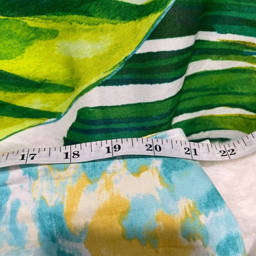 Talbots Size 20 Blue Yellow Watercolor Pattern Easter Spring Floral Party Skirt - Picture 5 of 7