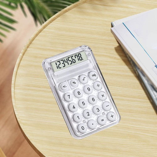 Desktop Calculator Easy to Read Large LCD Display Portable Pocket Size Office - Picture 6 of 7