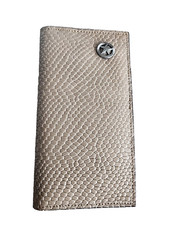 Western Ranger Rodeo Wallet Light Green Leather Reptile Embosed Faux Lonestar