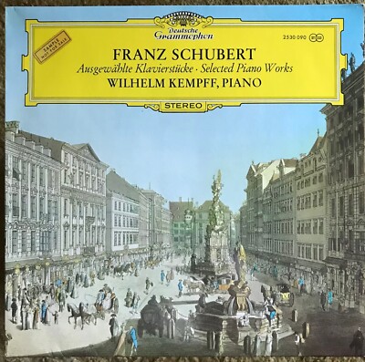 Schubert's Ausgewahlte Klavierstucke & Selected Piano Works--Wilhelm Kempff, LP