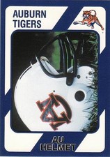 AU HELMET 1989 Collegiate Collection card # 164 Auburn Tigers Football NR MT