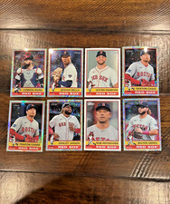 LOT 2025 Topps Heritage CHROME SPARKLE WONG/CASAS/BELLO/JANSEN/CRAWFORD RED SOX