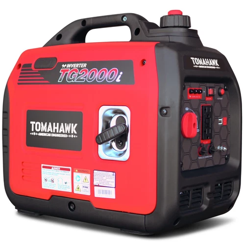 2000 Watt Inverter Generator Super Quiet Portable Power 120V Outlet
