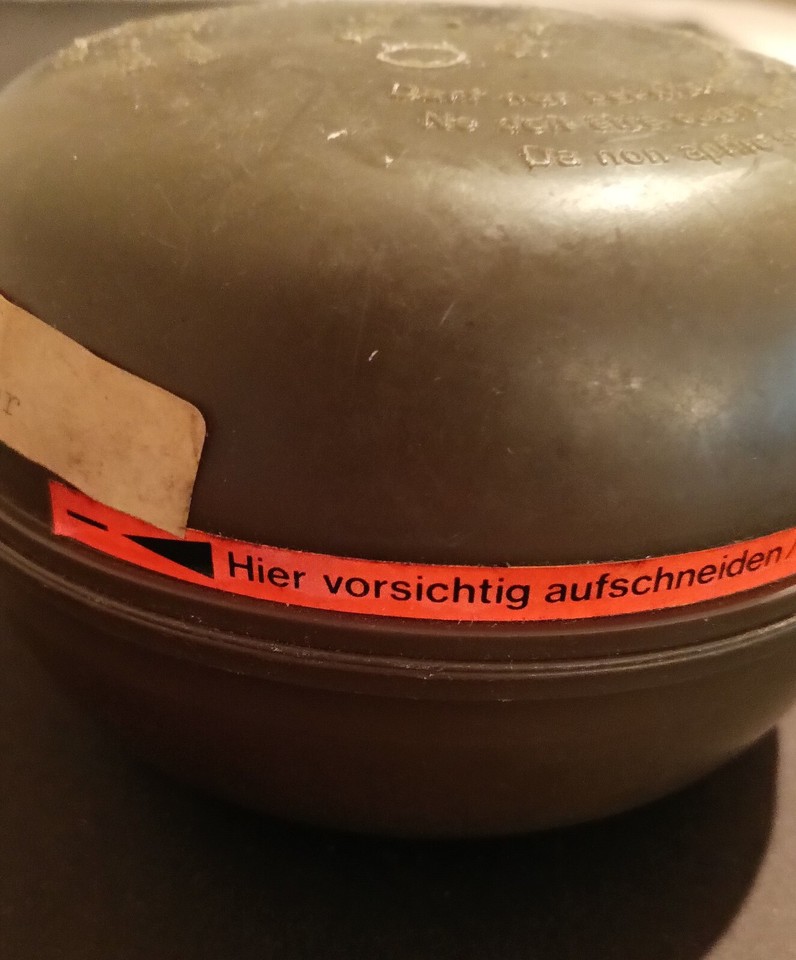 Lot of 2 Gas Mask Filter Replacements ABC Schutzfilter 74 Sealed German ...