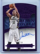 2014-15  Preferred Crown Royale Dante Exum Purple Rookie RC Autograph  #07/20