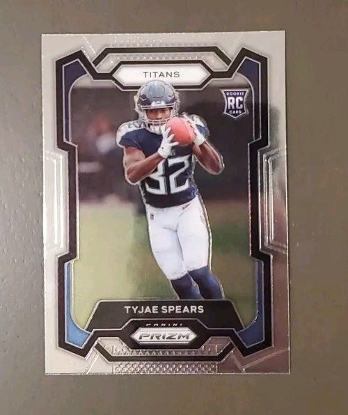 2023 Panini Prizm - Rookies Silver Prizm #396 Tyjae Spears (RC) Tennessee Titans
