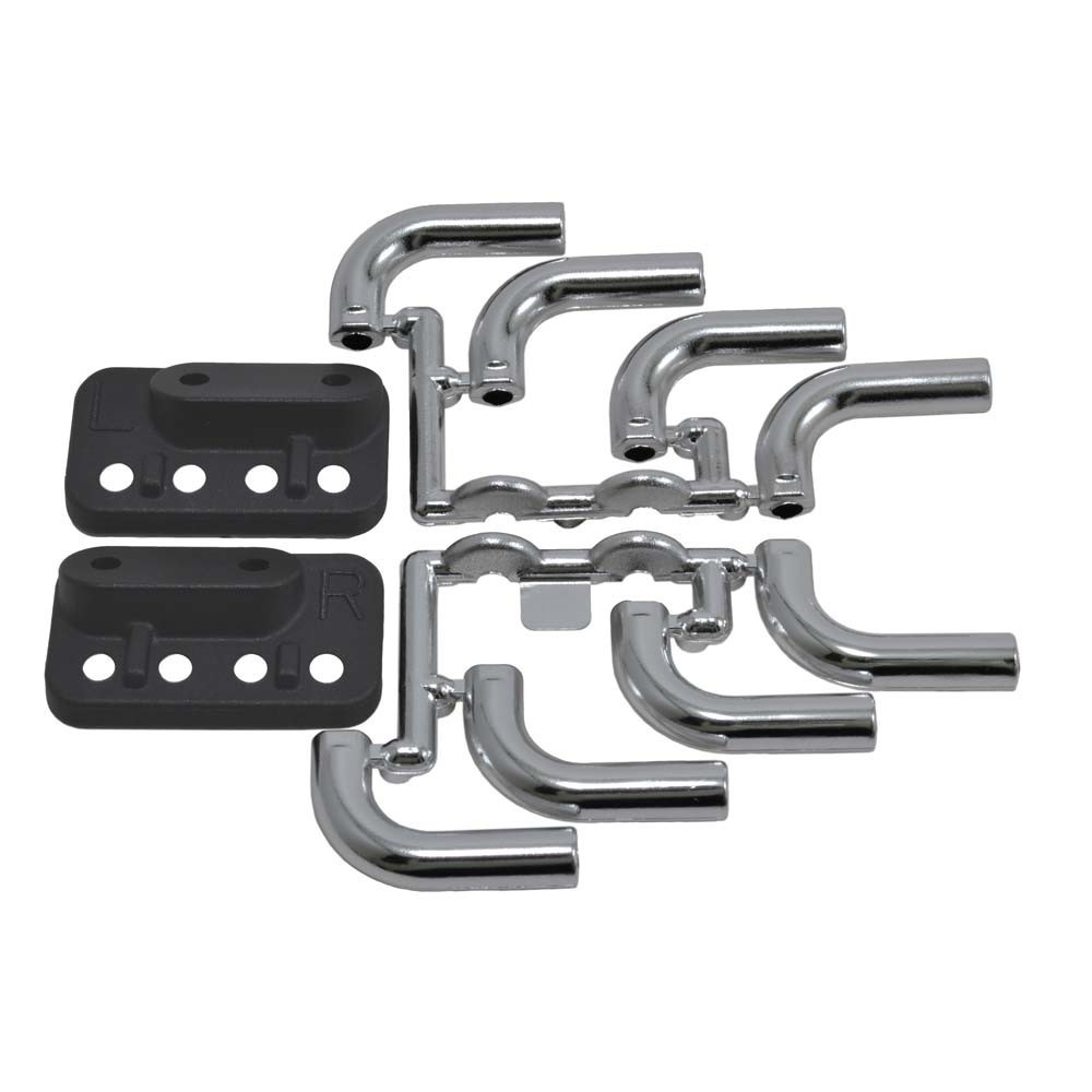 NEW RPM Chrome Zoomies Mock Exhaust Headers for 1/10 1/8 RC Cars