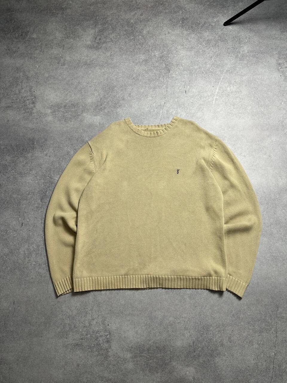 Maglione maglia vintage Yves Saint Laurent taglia XL pezzo raro ed eleganza senza tempo