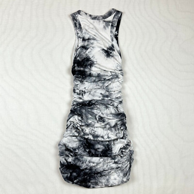 Eccentric Dress by Runaway The Label Womens sz XS Ruched Tie Dye Mini  Bodycon | eBay