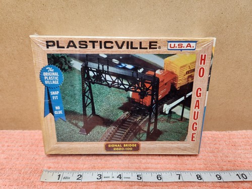 Plasticville EE. UU. Calibre HO Puente de Señal 2620-100 Accesorio de Tren Ajuste a Presión SELLADO | Zustand: New