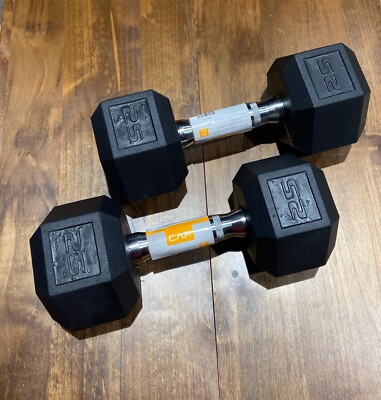 スポーツ 25 kg dumbbells 25 LB Straight Stainless Steel Hex Dumbbells – Titan Fitness
