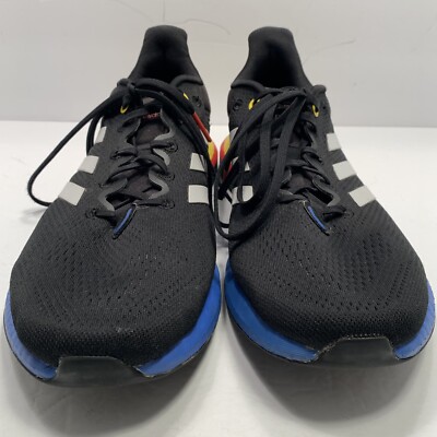 Adidas Pureboost 21 Athletic Shoes Black/Multi GY5103 Mens  display picture 1