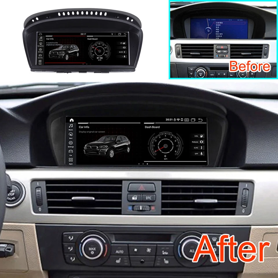 Android Car Stereo Player for BMW 3 Series 5 Series 2009-2012 Carplay HD GPS BT - Image 4 of 4
