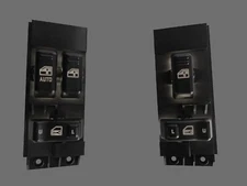 99-02 Silverado Sierra Power Window Switch Set Driver + Passenger  White LED