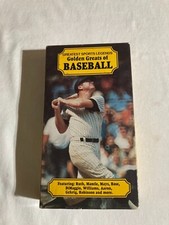 Golden Greats of Baseball VHS, Ruth Mantle, Mays, Rose DiMaggio, Aaron VHS