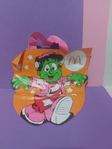 Vintage 1991 McDonalds Halloween McBoo Monster Frankenstein Trick or Treat Tasche Neu aus altem Lagerbestand - Bild 4 von 5
