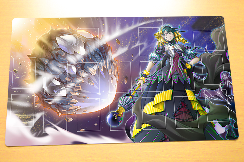 No.3020 Yugioh TCG Playmat Underworld Goddess Closed World Nibiru