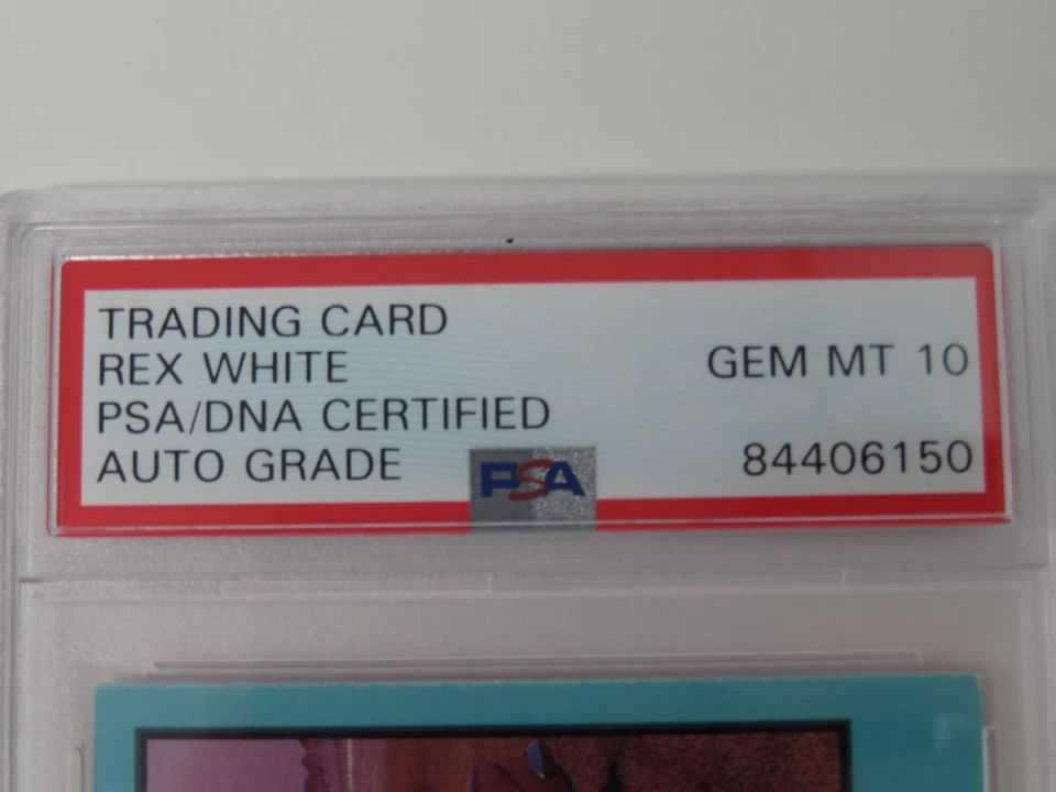 Rex White HOF Signed 1989 TG Masters Of Racing Rookie Card 195 PSA 10 Auto - Image 4 of 4