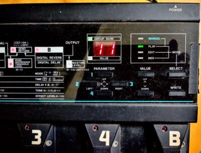 Boss ME-5 Guitar Multi Effects Processor Vintage Japan Tested