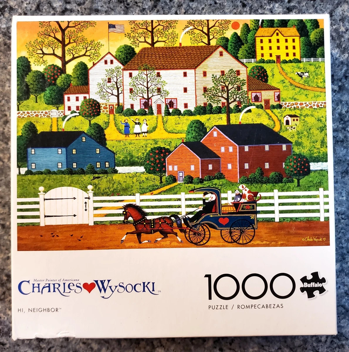 Charles wysocki 2024 1000 piece puzzles