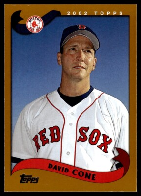 2002 Topps David Cone Baseball Card Boston Red Sox #14 | eBay