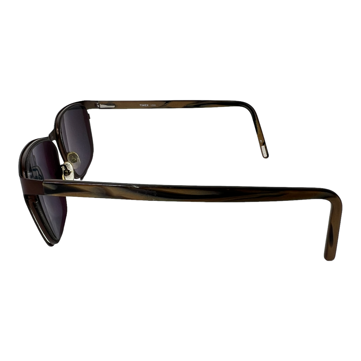 TIMEX MAX Eyeglasses Frame 41 59-18-150 BR L068 Brown/Brown Multi Full Rim H3703 TIMEX MAX Eyeglasses Frame 41 59-18-150 BR L068 Brown/brown  main image 3
