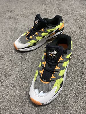 Puma Cell Alien OG Yellow Alert Running Active Gym Sneakers 369801 07 Size 