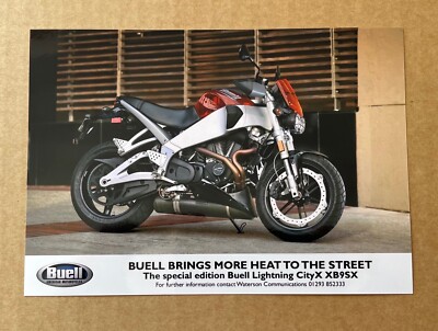 Buell Lightning CityX XB9SX Special Edition Motorcycle Press Photograph