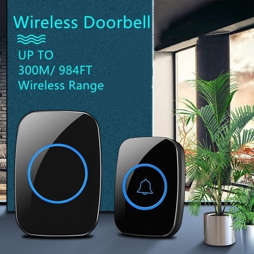 Wireless Door Bell 1000ft Waterproof Long Range Battery Home Cordless Doorbell - Picture 3 of 13