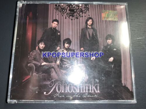 Dong Bang Shin Ki Japanese Album Five in the Black CD DVD Good Tohoshinki - Picture 1 of 7