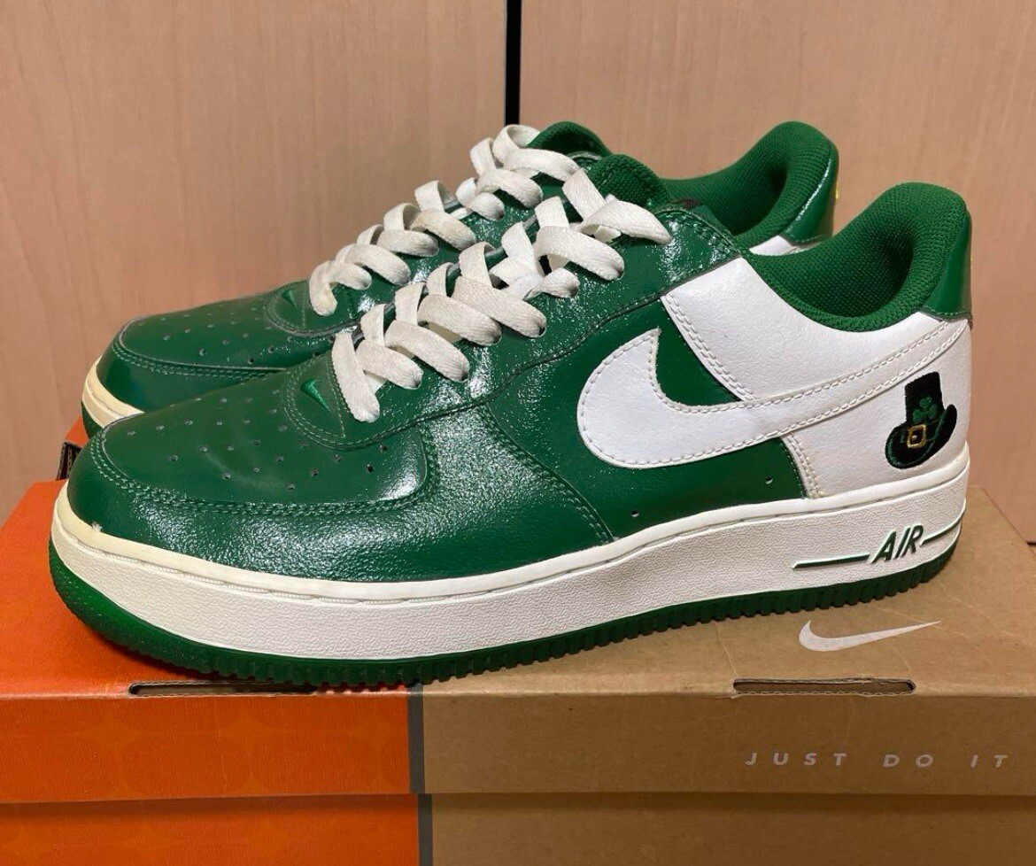 nike air force 1 just do it green