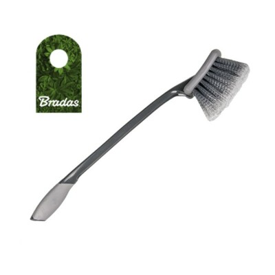Waschbürste mit langem Gummigriff Autowaschbürste Felegnbürste Bradas 5229