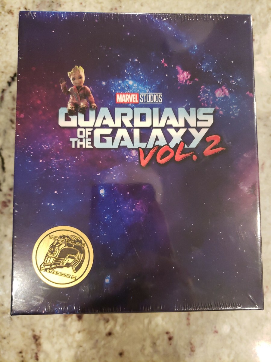 GUARDIANS OF THE GALAXY VOL 2 Blu-ray 3D Steelbook BLUFANS One 