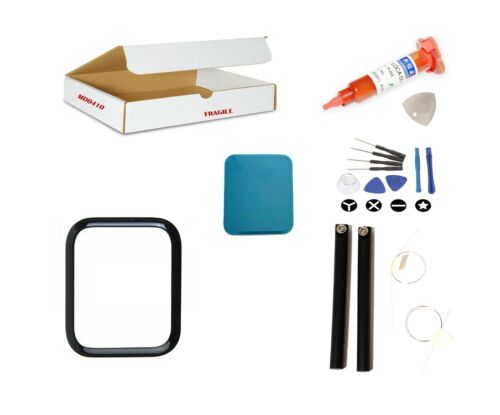 Screen Repair Kit Fit Apple Watch Series 6 / 44mm - Front Glass Lens Replacement - Picture 1 of 6