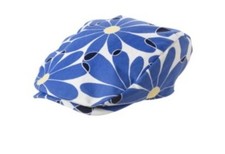 New Gymboree Girl's Flower Showers Blue Daisy Beret Cap Hat Size 5-7