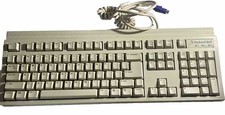 Vintage Packard Bell Model 5131C Big Enter Key Keyboard PS/2 Retro Mechanical