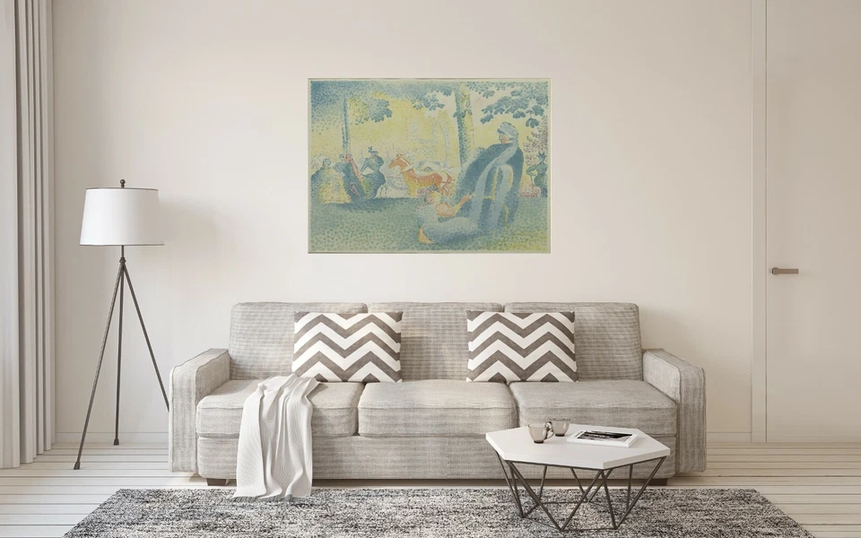 New Premium Henri Cross Elysees Field Wall Art Poster OR Canvas Size A4 to A1 - Image 3 of 3