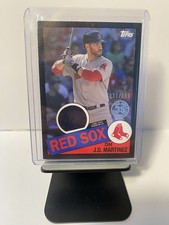 2020 Topps #85TR-JM J.D. Martinez 1985 Topps 35th Anniversary Relics Black #/199
